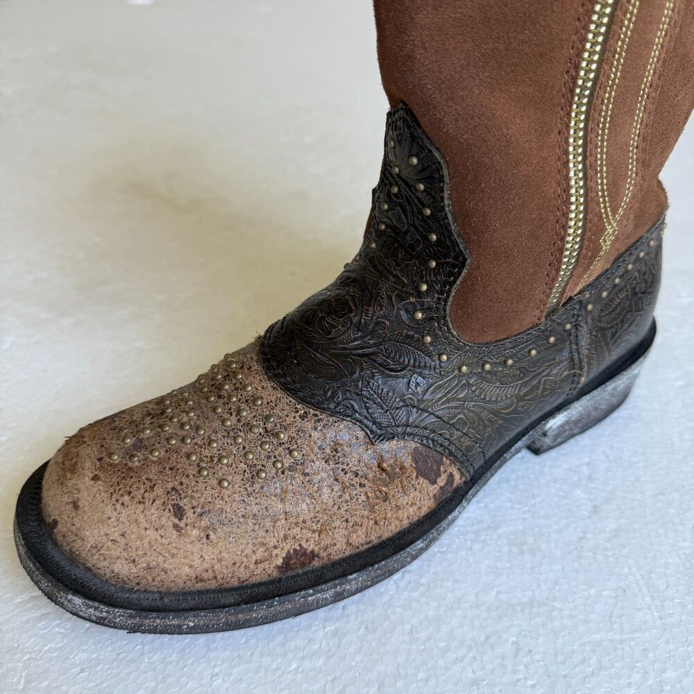 Ariat Women's 10008734 Western Cowboy Square Toe Boots shoes Size 9B - Picture 13 of 16
